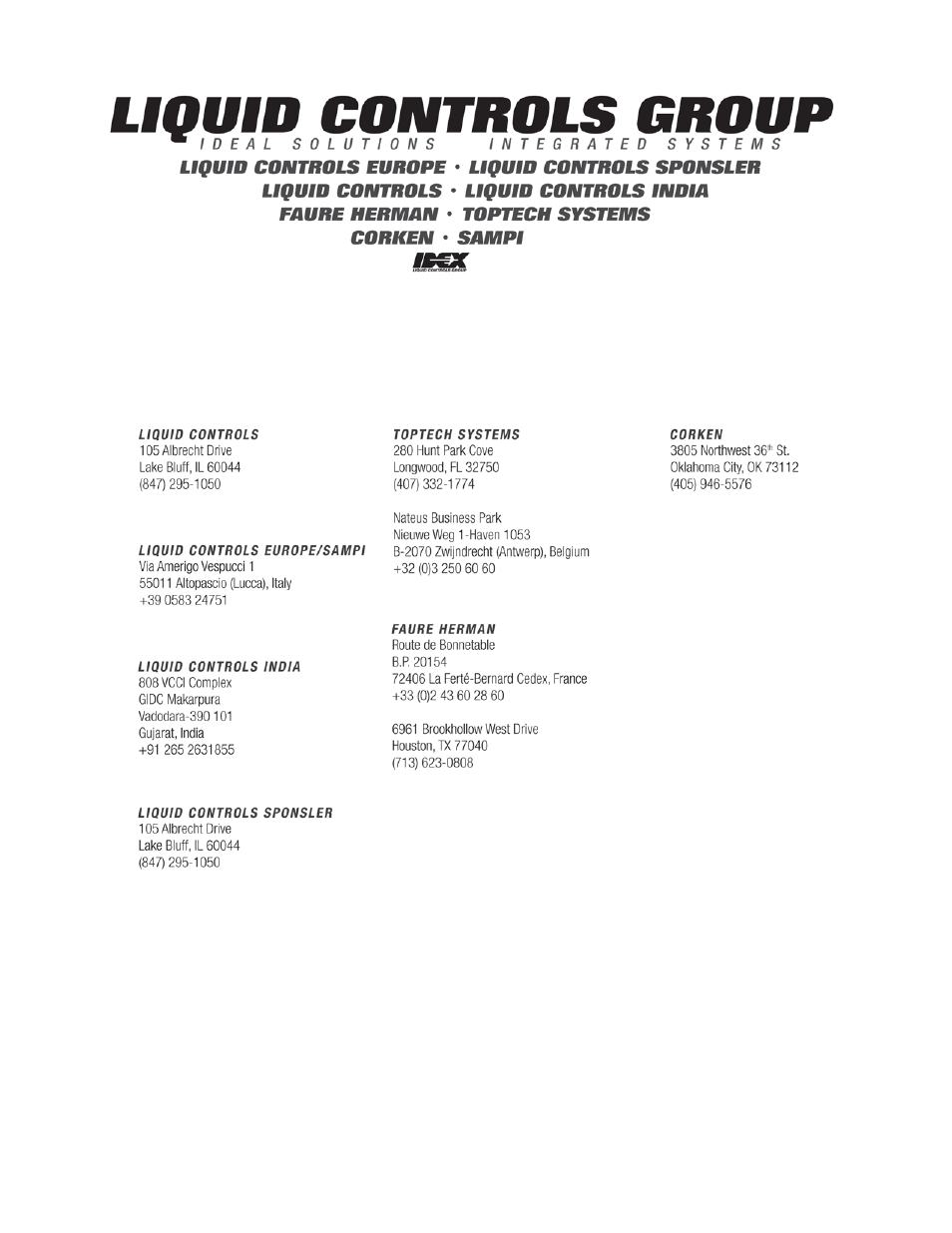 Liquid Controls SP2850 (MS-649) User Manual | Page 32 / 32