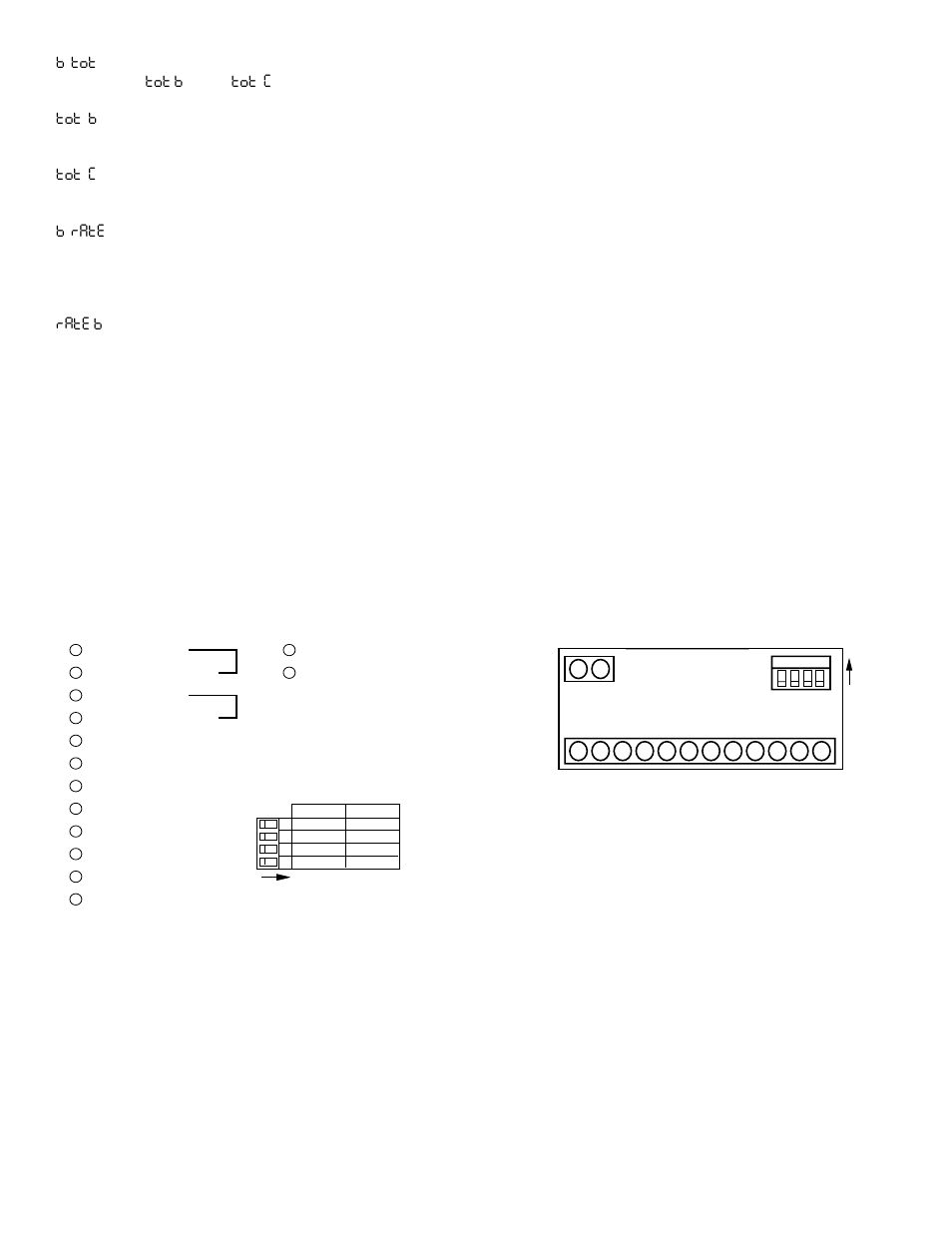 Rear view, Termination: rear view | Liquid Controls SP2200 User Manual | Page 12 / 25