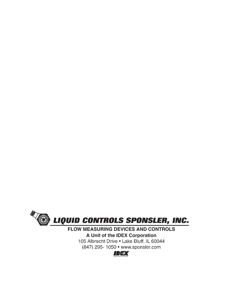 Liquid Controls IT325N User Manual | 1 page