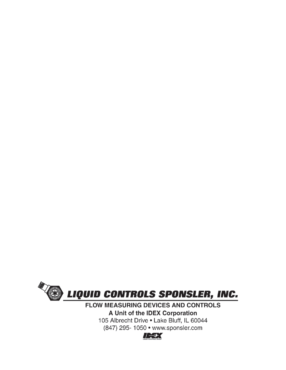 Liquid Controls IT275N User Manual | 16 pages