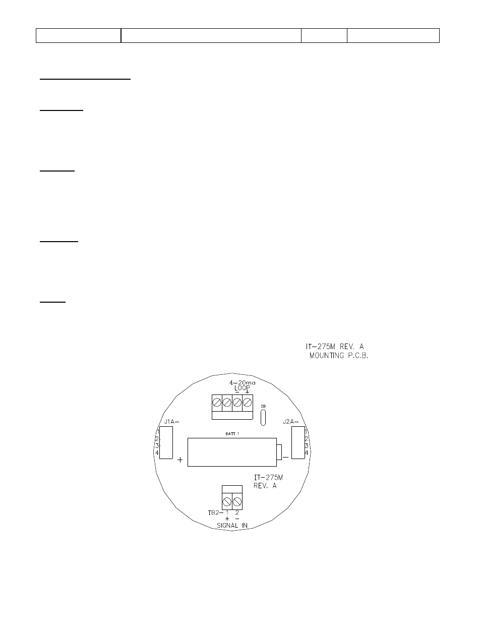 Installation, Inspection, Physical | Electrical, Signal | Liquid Controls IT275N User Manual | Page 5 / 16