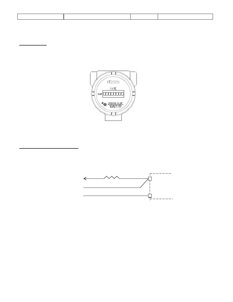 Function selection, Reset function, Signal out | Tb1-3, Tb1-4, Miscellaneous | Liquid Controls IT200N User Manual | Page 10 / 12