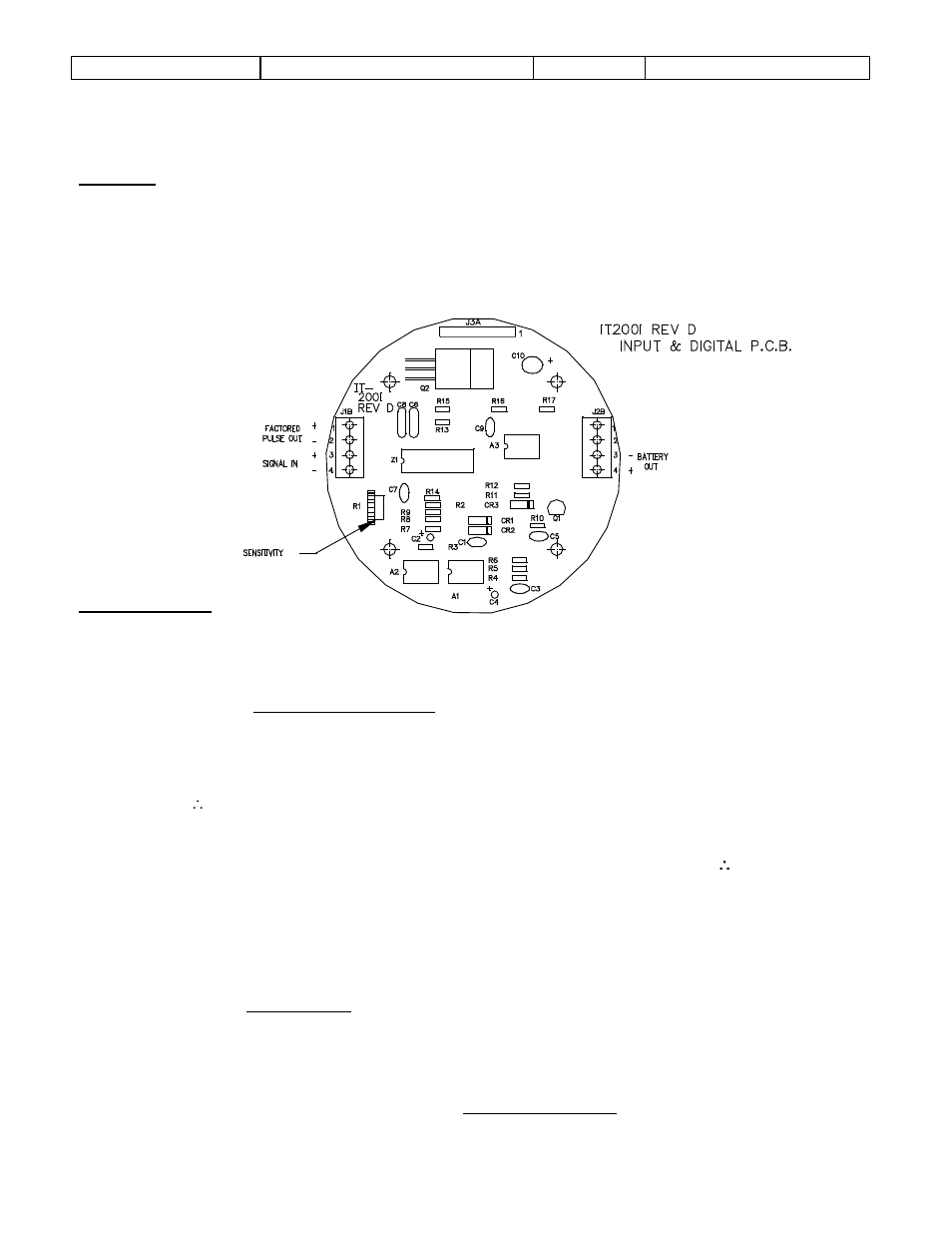 Calibration, Sensitivity, Calibration factor | Formula 2 | Liquid Controls IT200N User Manual | Page 6 / 12