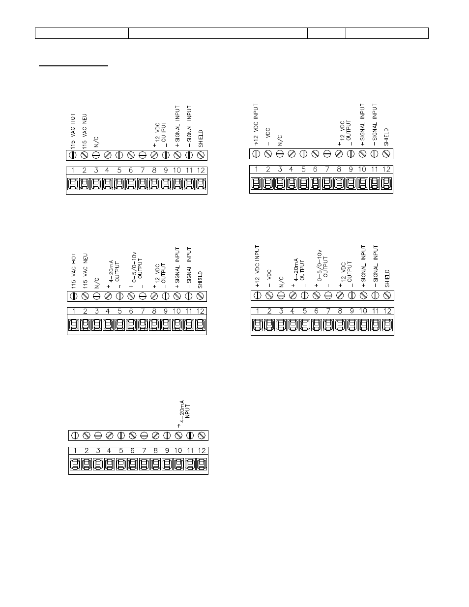 Field terminations | Liquid Controls AN25 User Manual | Page 5 / 16