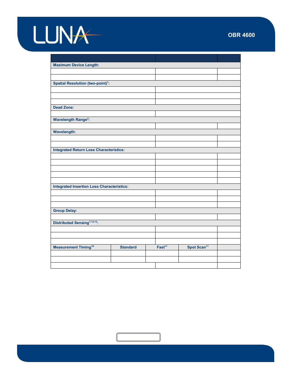 Obr 4600 | Luna OBR 4600 User Manual | Page 2 / 4