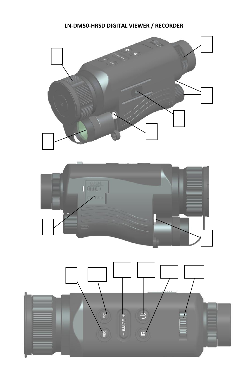 Luna Optics LN-DM50-HRSD User Manual | Page 3 / 8