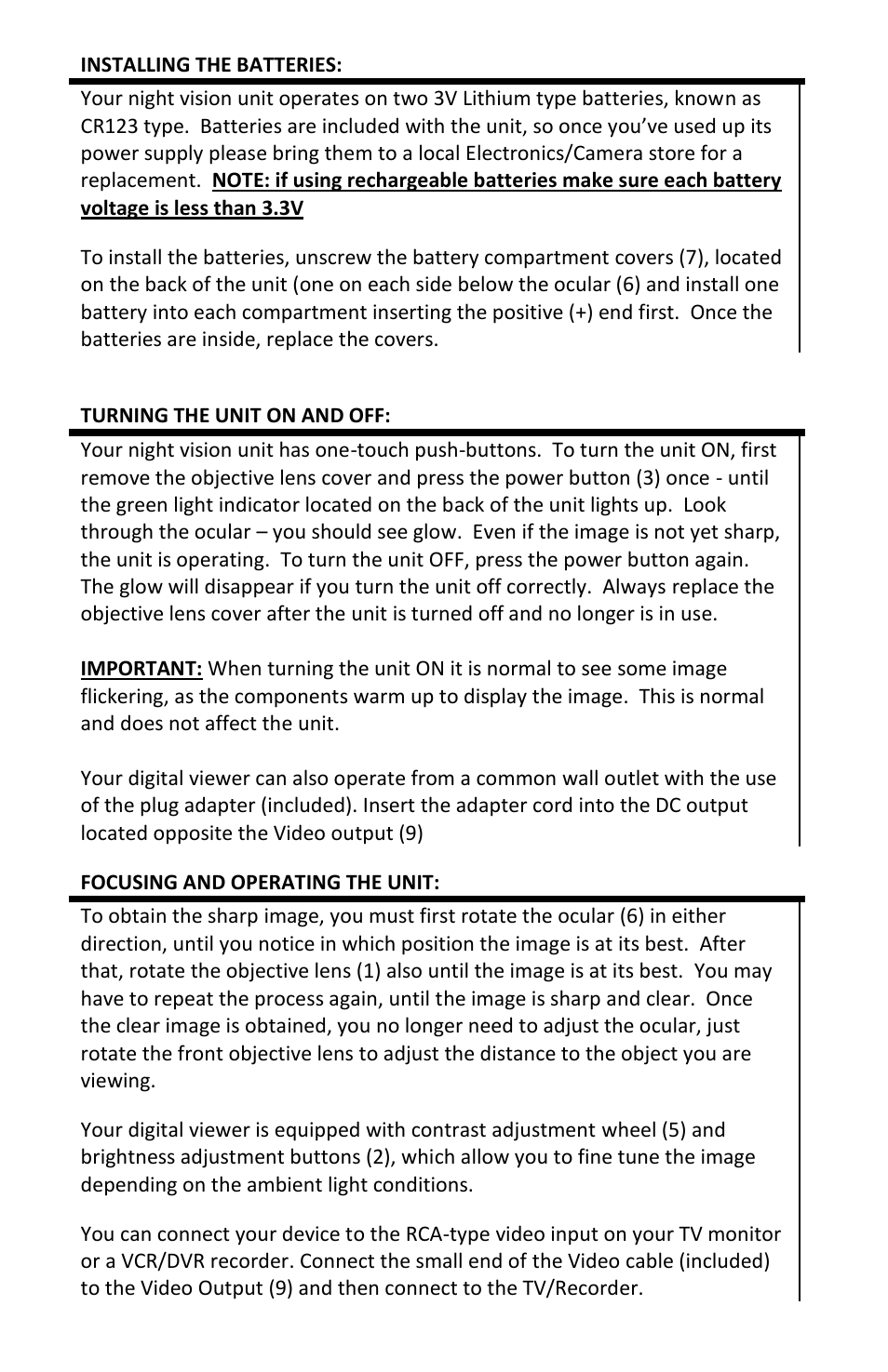 Luna Optics LN-DM50 User Manual | Page 3 / 4