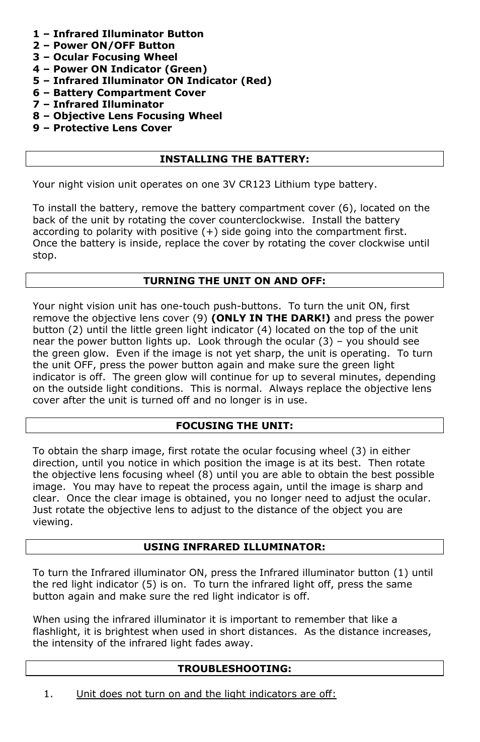 Luna Optics LN-NVM5 User Manual | Page 3 / 4