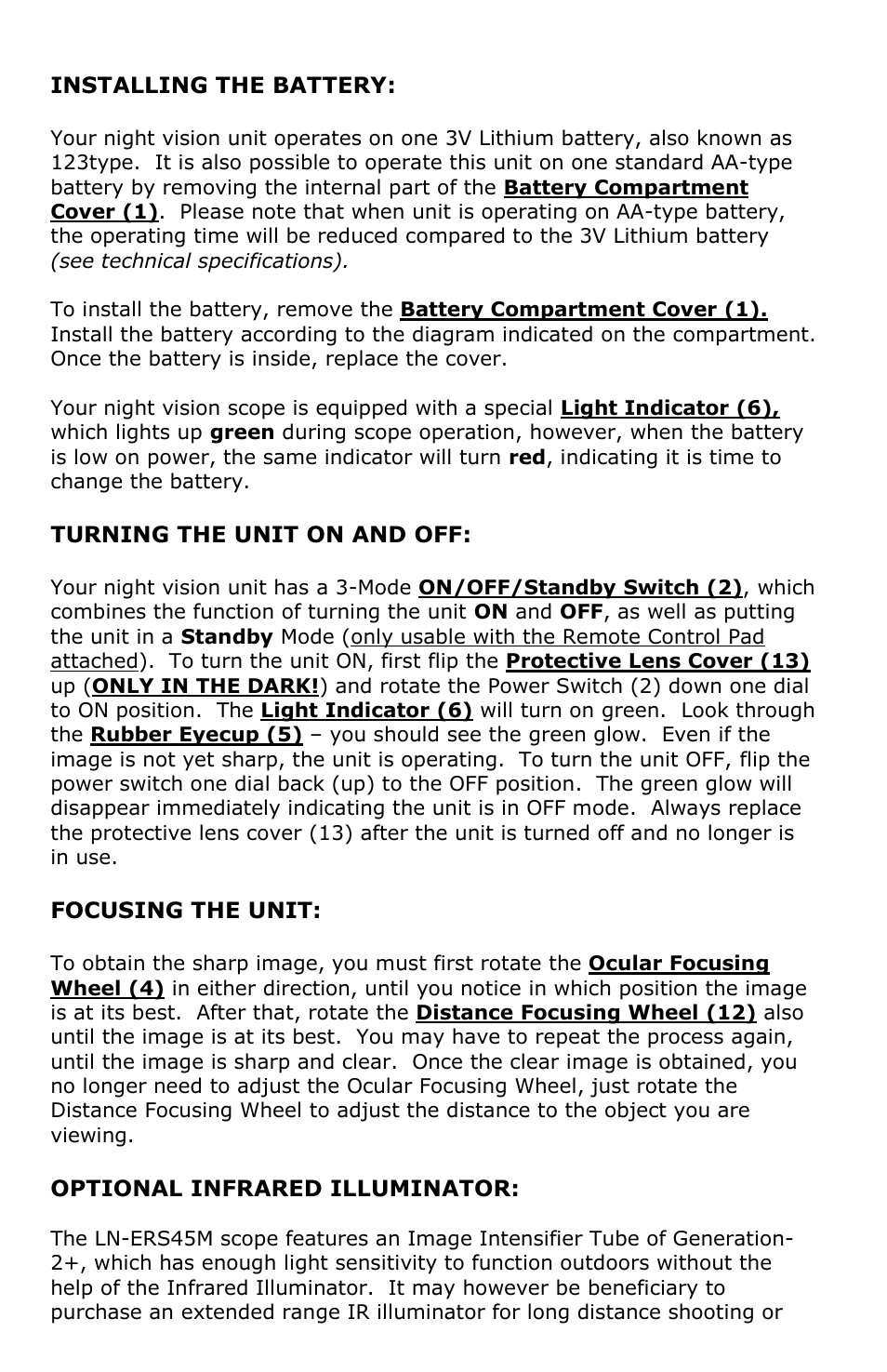 Luna Optics LN-ERS45M User Manual | Page 5 / 8