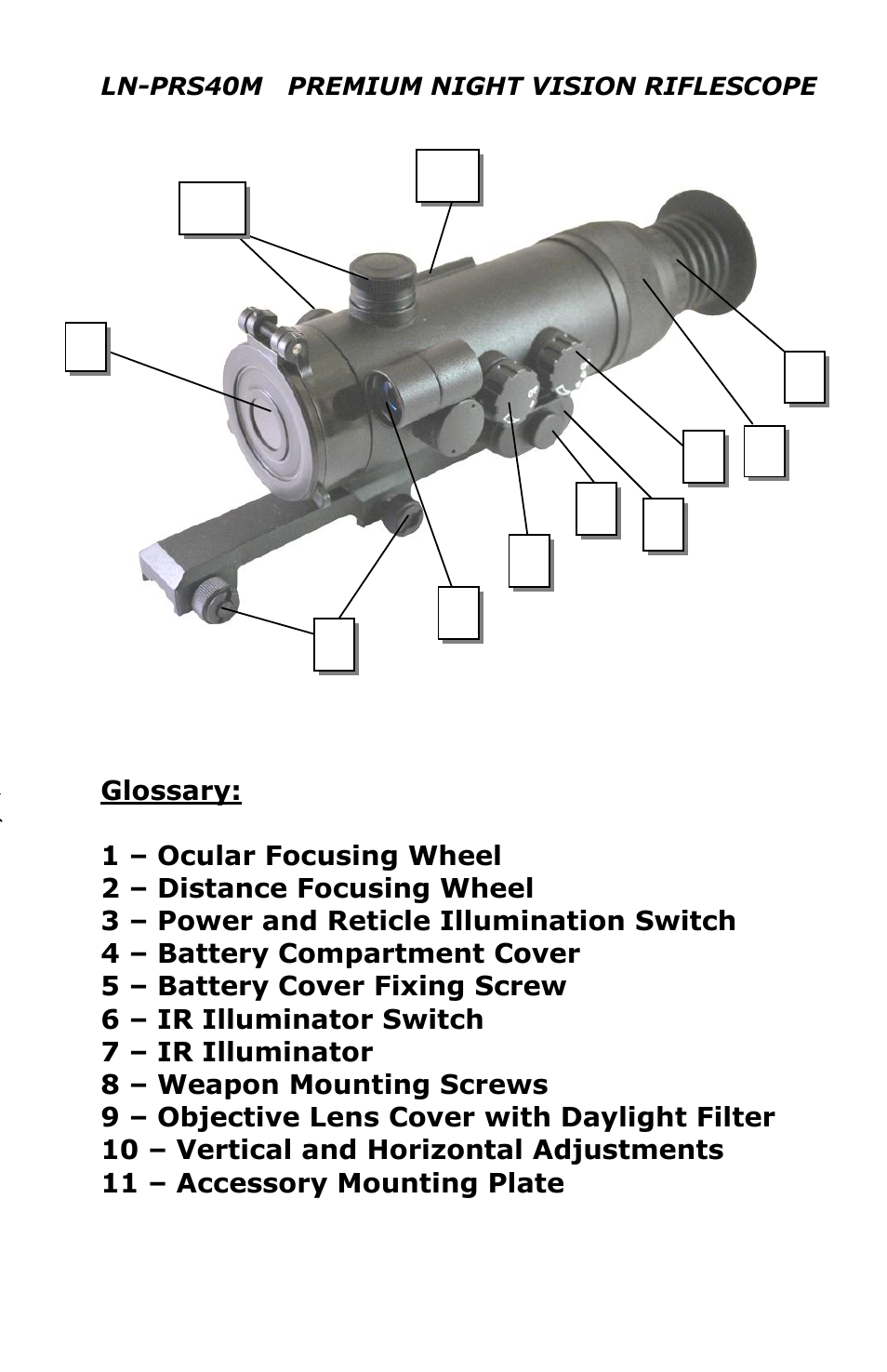 Luna Optics LN-PRS40M User Manual | Page 4 / 8