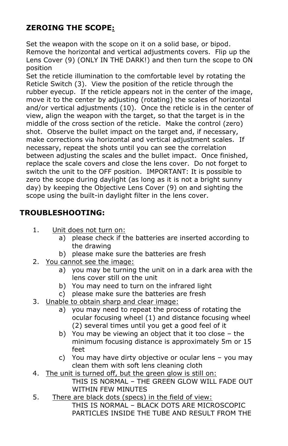 Luna Optics LN-PRS40M User Manual | Page 7 / 8