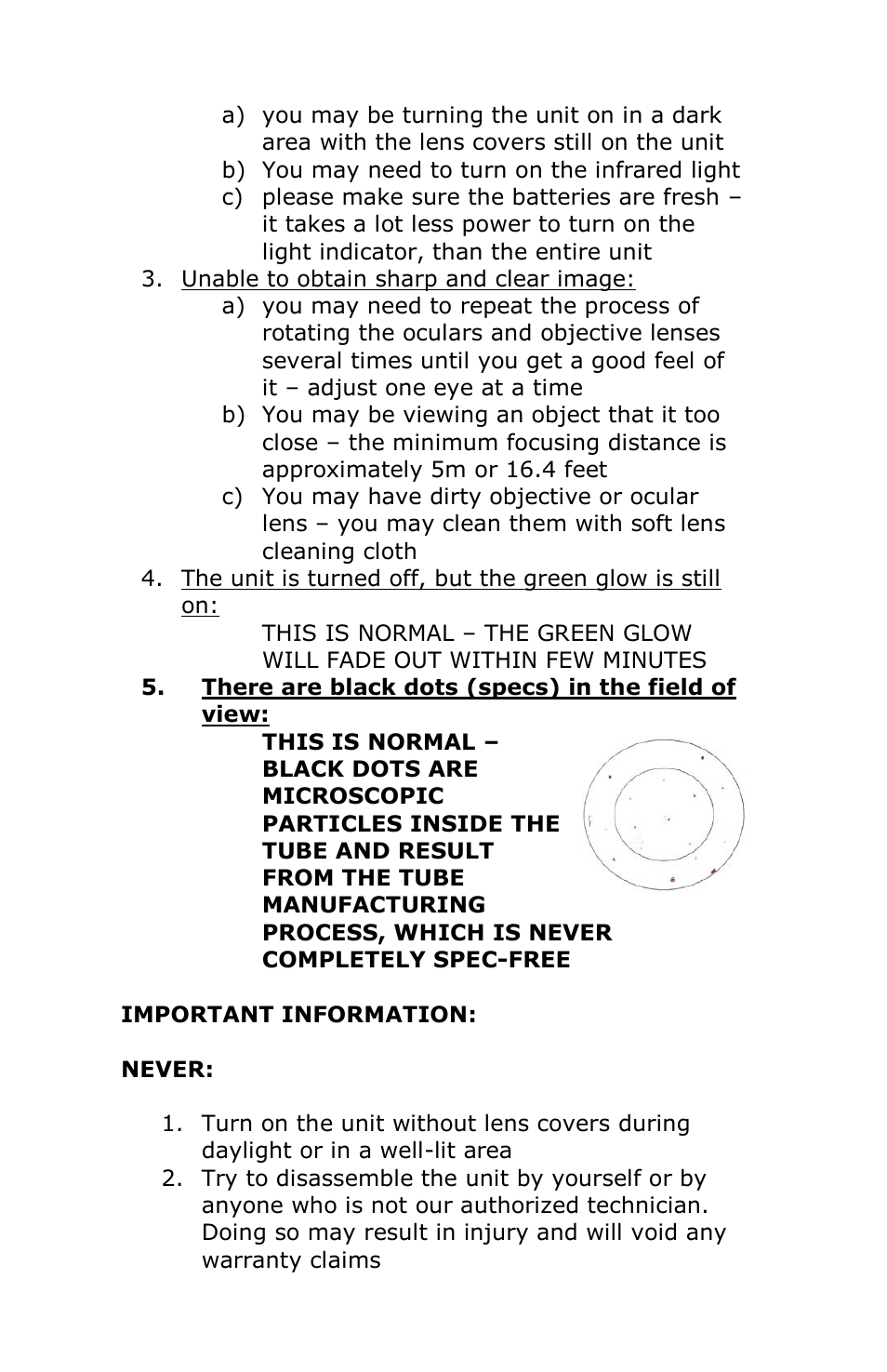 Luna Optics LN-PB5 User Manual | Page 7 / 8