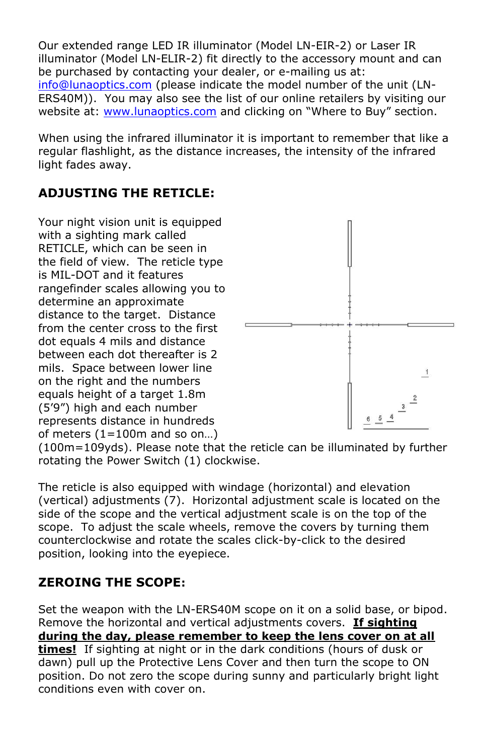 Luna Optics LN-ERS40M User Manual | Page 6 / 8