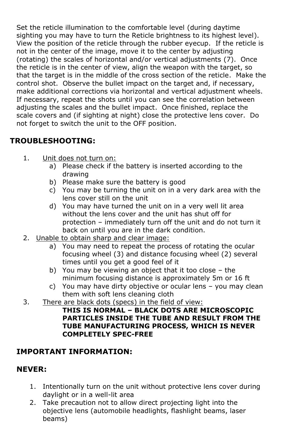 Luna Optics LN-ERS40M User Manual | Page 7 / 8