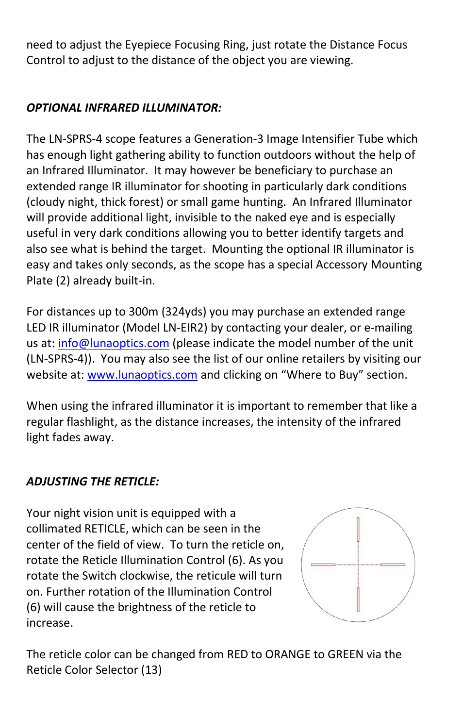 Luna Optics LN-SPRS-4 User Manual | Page 5 / 8