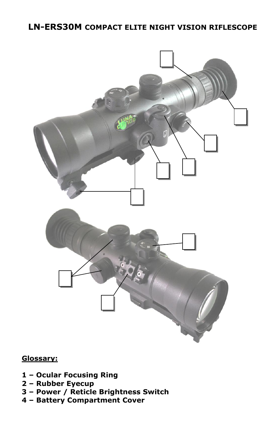 Luna Optics LN-ERS30M User Manual | Page 4 / 8