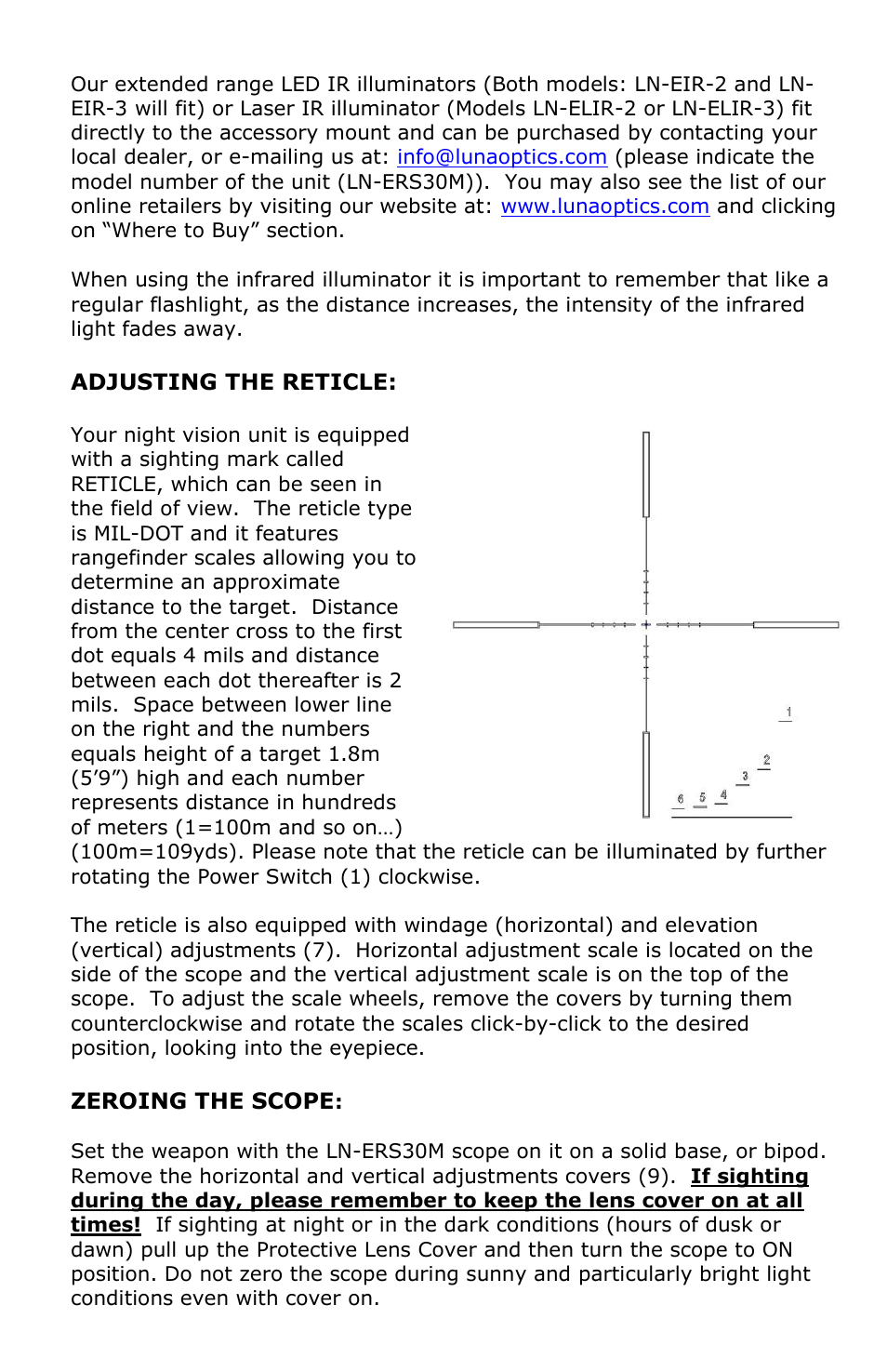 Luna Optics LN-ERS30M User Manual | Page 6 / 8