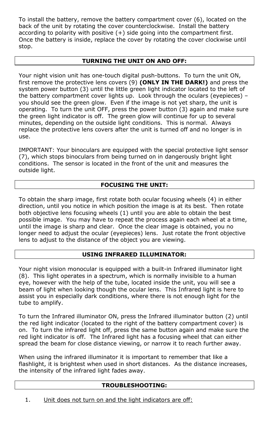 Luna Optics LN-NVB5 User Manual | Page 3 / 4