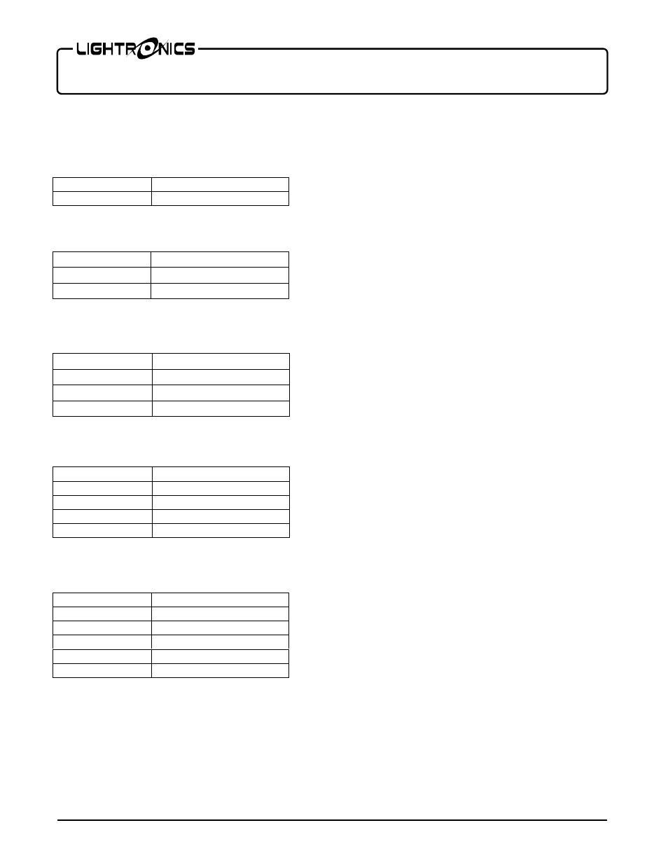 Lightronics FXLD68FP2I User Manual | Page 5 / 6