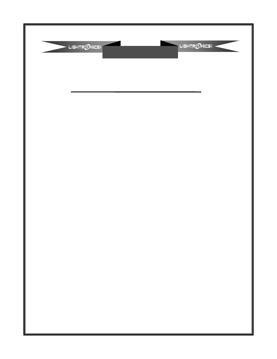 Warranty | Lightronics FXLD336ZM3I User Manual | Page 5 / 6