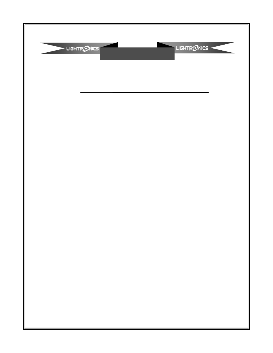 Warranty | Lightronics FXLD818FRP4I User Manual | Page 6 / 6