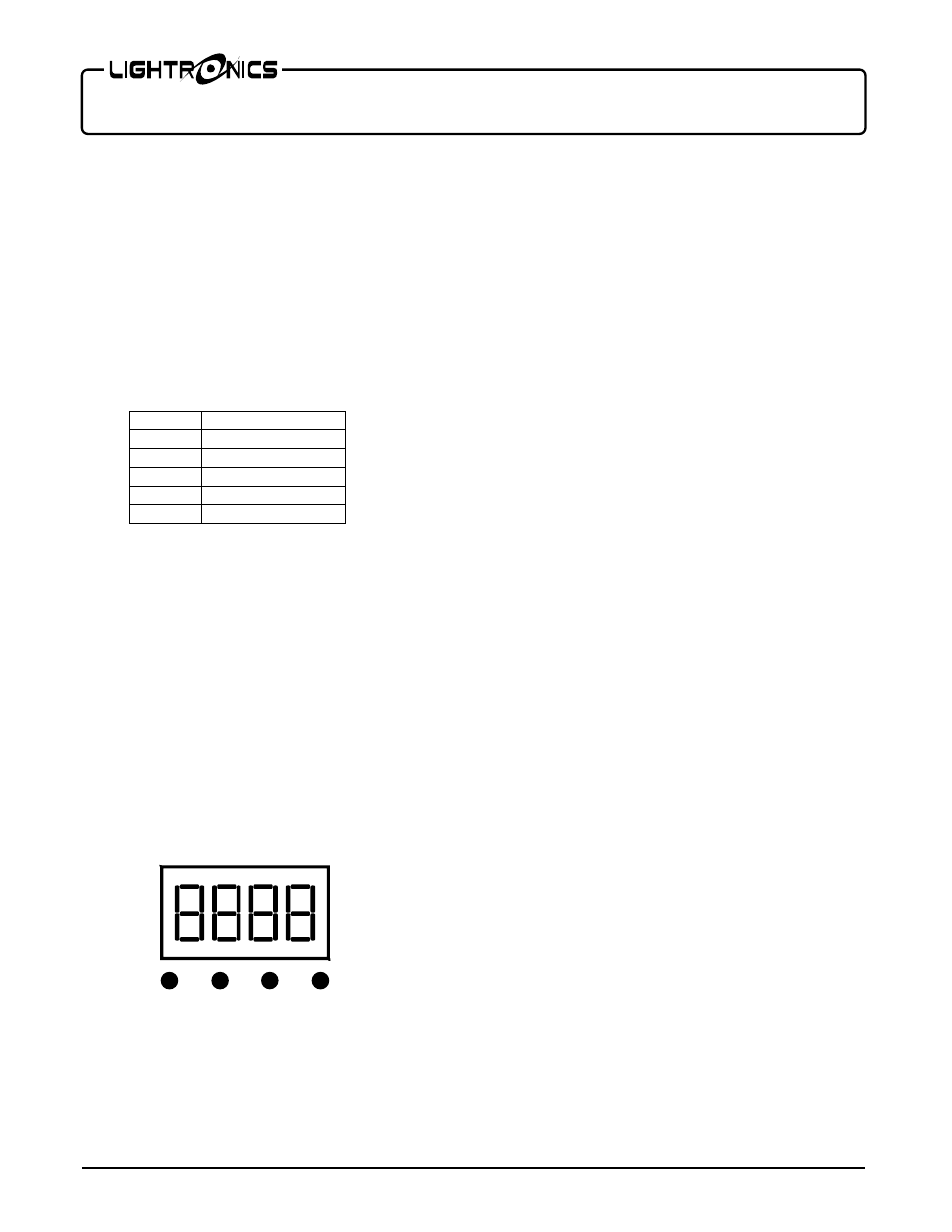Lightronics FXLD1018FRP5I User Manual | Page 2 / 6