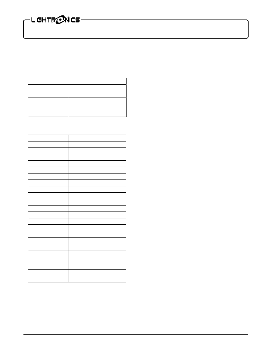 Lightronics FXLD1018FRP5I User Manual | Page 5 / 6