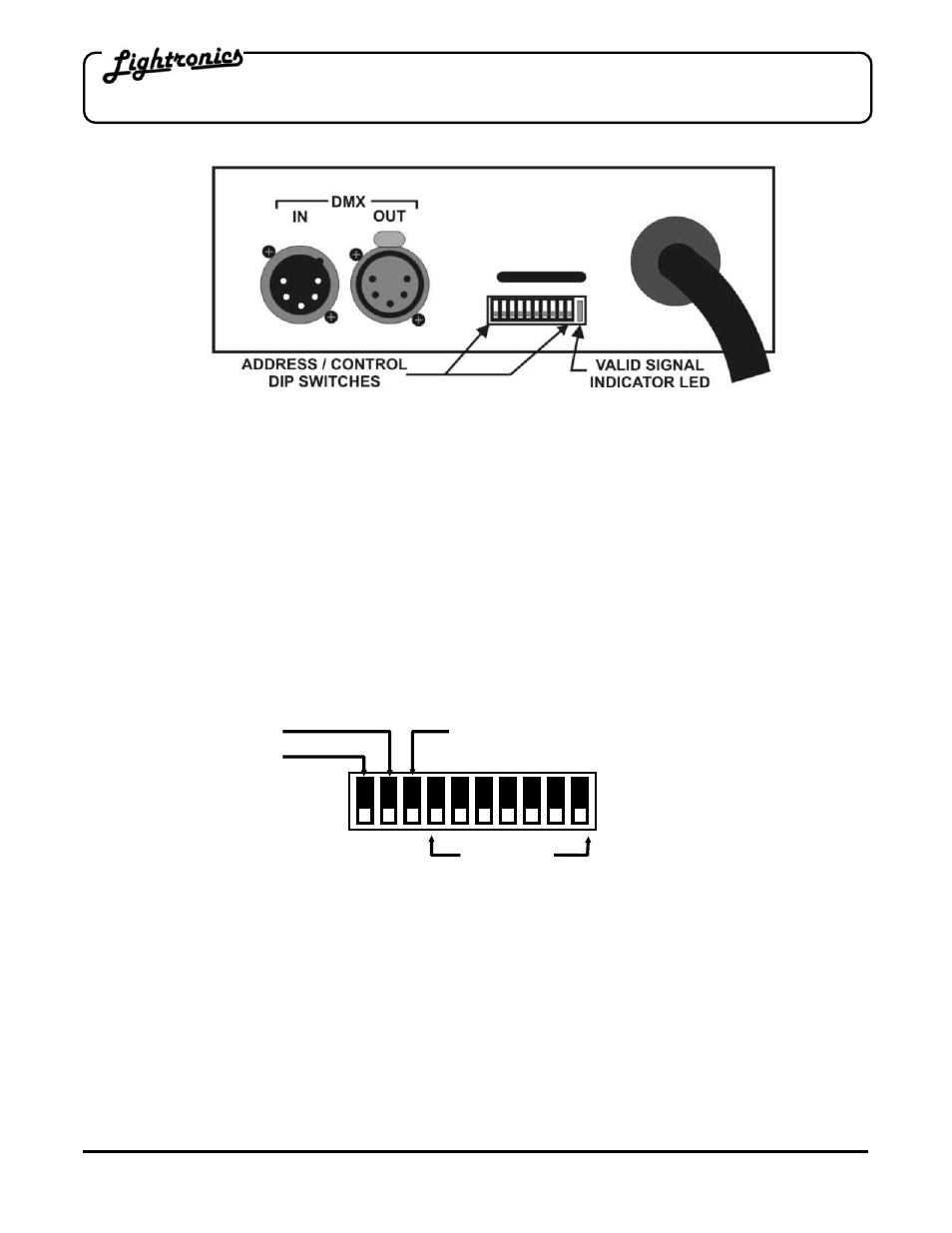 Operation, As-40d compact dmx dimmer | Lightronics AS40D User Manual | Page 2 / 6