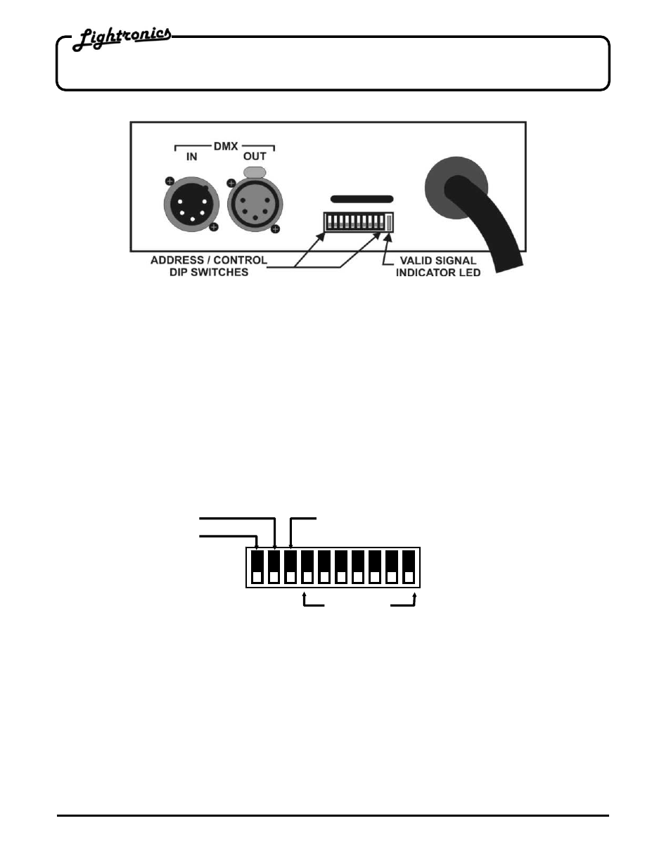 As - 40m compact dmx/manual dimmer | Lightronics AS40M User Manual | Page 2 / 6