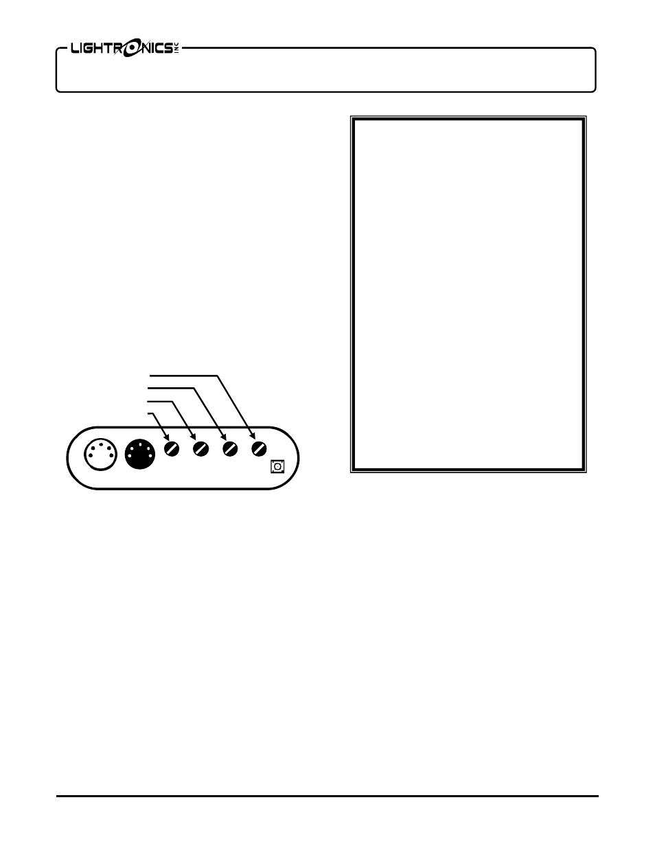 Lightronics XC40 User Manual | Page 15 / 16