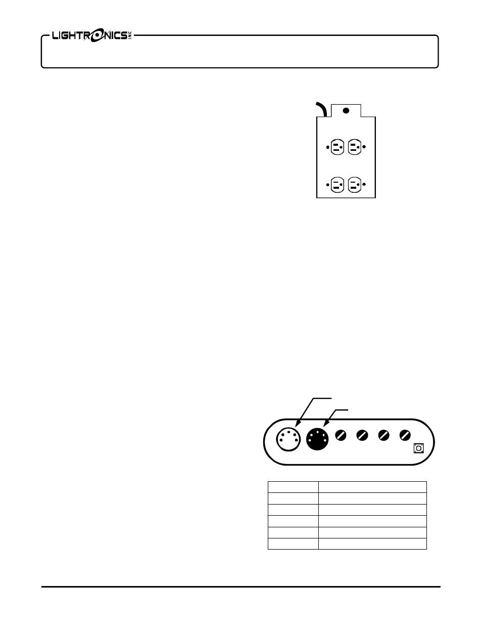 Lightronics XC40 User Manual | Page 3 / 16