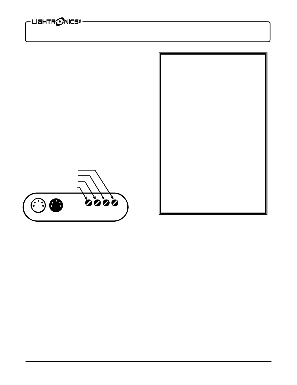 Lightronics XC42 User Manual | Page 11 / 12