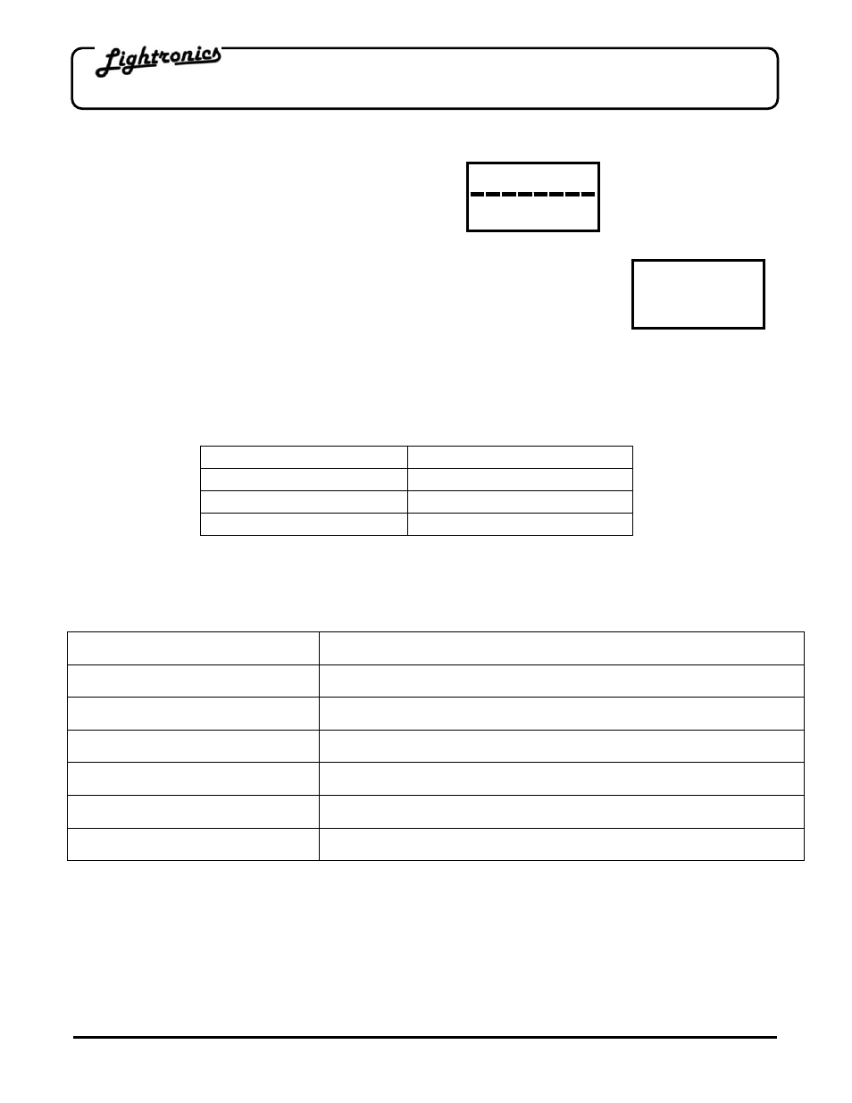 Menu chase# × 4ch seq | Lightronics RD82 User Manual | Page 8 / 14