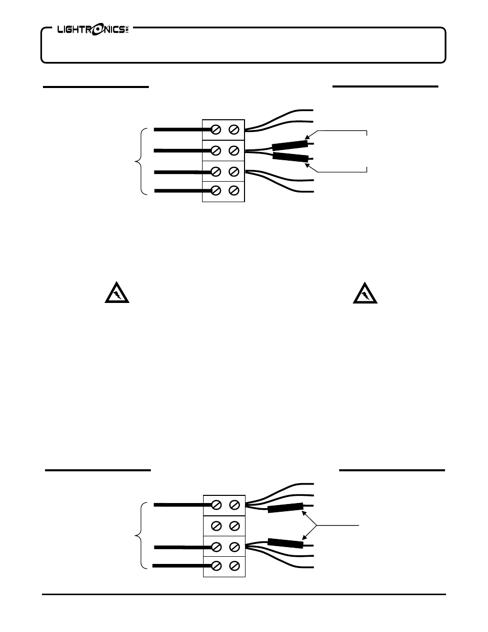 Db - 624 lightbar dimmer | Lightronics DB624 User Manual | Page 5 / 10