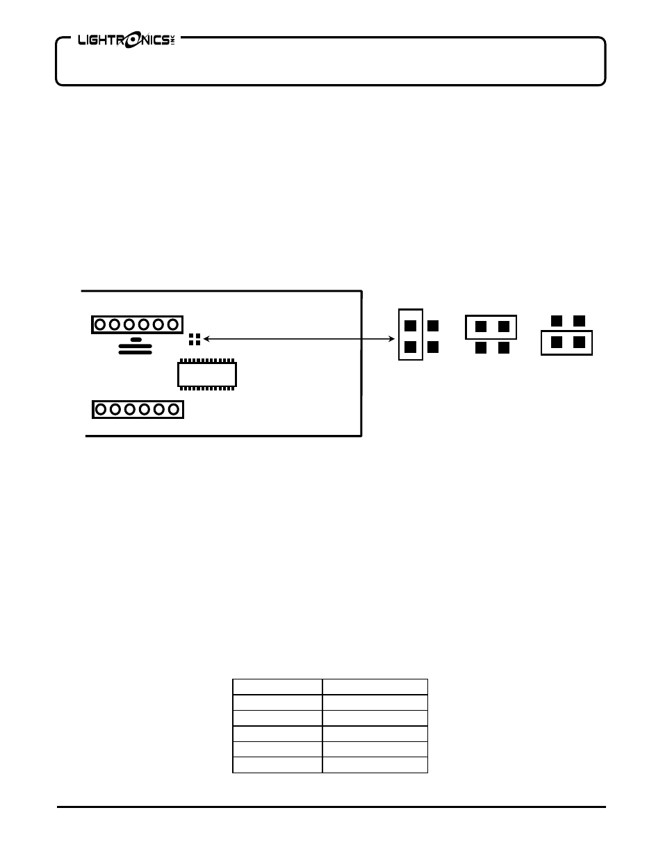 Db - 624 lightbar dimmer | Lightronics DB624 User Manual | Page 6 / 10