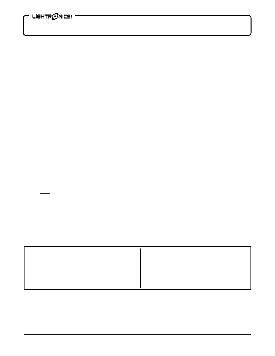 Db - 624 lightbar dimmer | Lightronics DB624 User Manual | Page 8 / 10