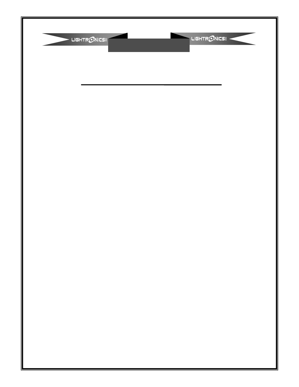 Warranty | Lightronics DB624 User Manual | Page 9 / 10