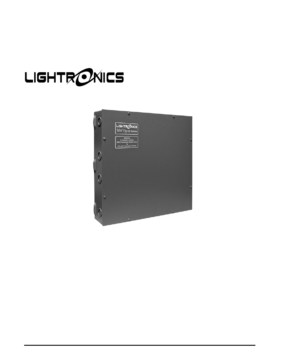 Lightronics AB0302N User Manual | 10 pages