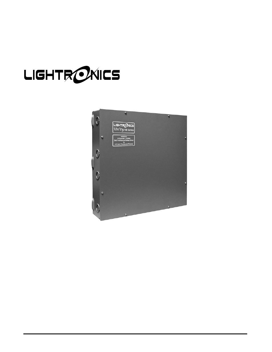 Lightronics AB0302D User Manual | 10 pages