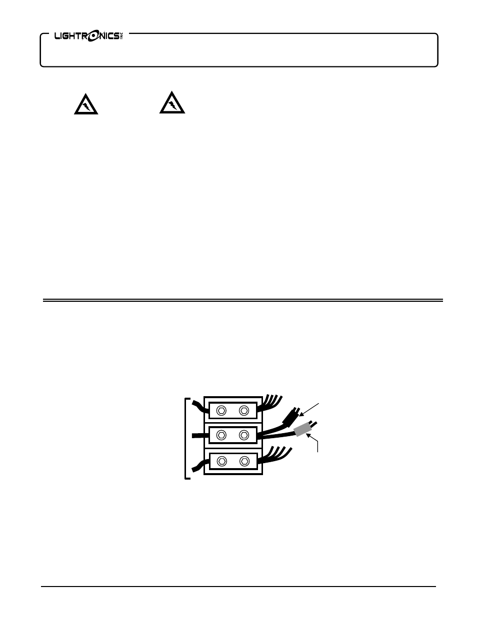 Ar – 1202, Architectural dimmer, Three phase power connections | Lightronics AR1202 User Manual | Page 4 / 22
