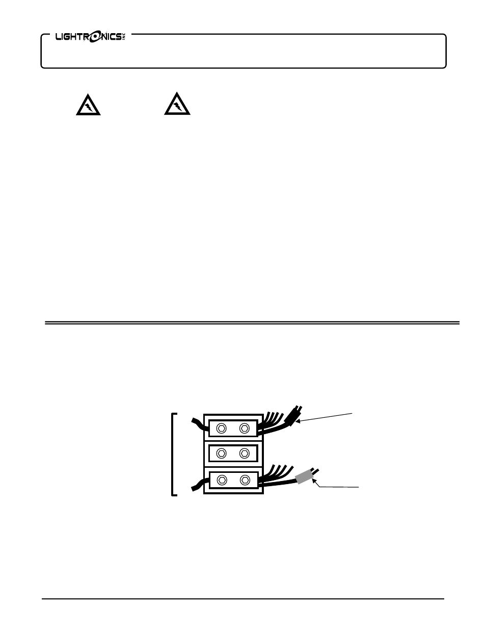 Ar – 1202, Architectural dimmer, Single phase power connections | Lightronics AR1202 User Manual | Page 5 / 22