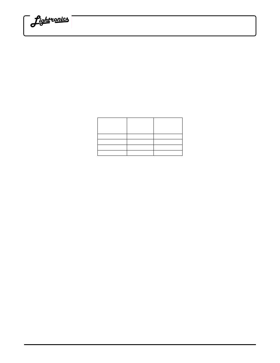 Tx – 30 protocol translator | Lightronics TX30 User Manual | Page 2 / 6