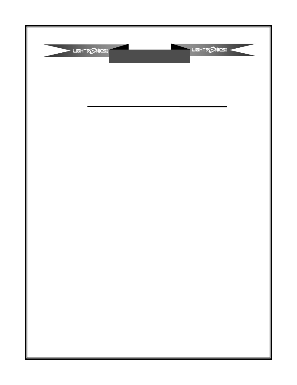 Warranty | Lightronics WSTXF User Manual | Page 3 / 4