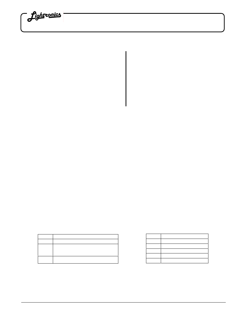 Lightronics TL3012 User Manual | Page 2 / 8