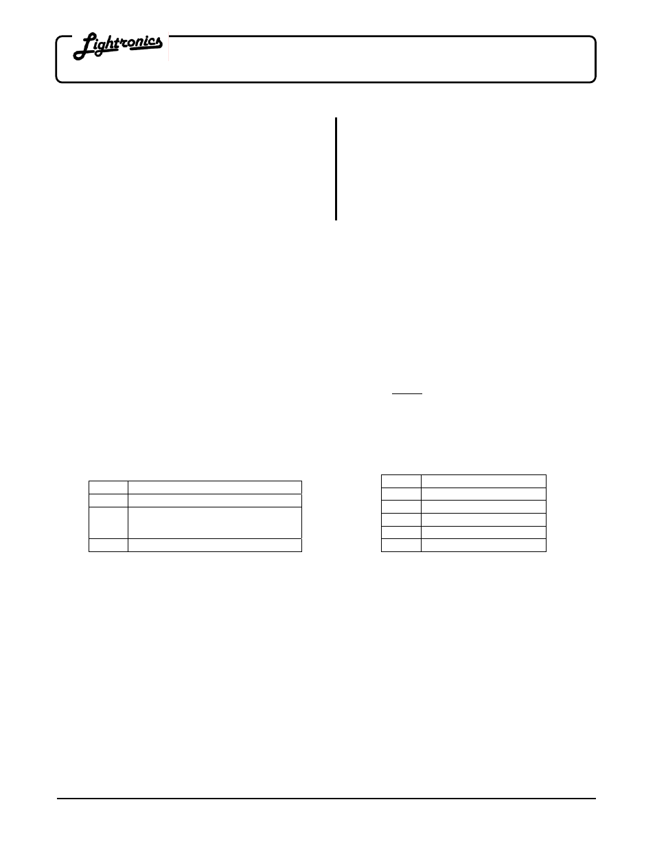 Lightronics TL4008 User Manual | Page 2 / 6