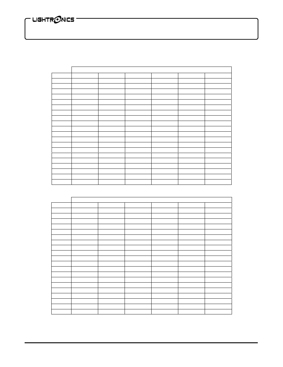 Lightronics TL5024 User Manual | Page 12 / 14