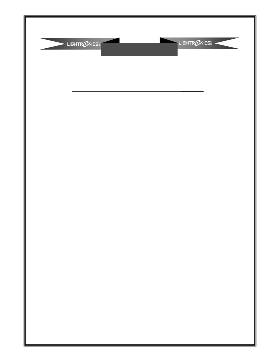 Warranty | Lightronics TL5024 User Manual | Page 13 / 14
