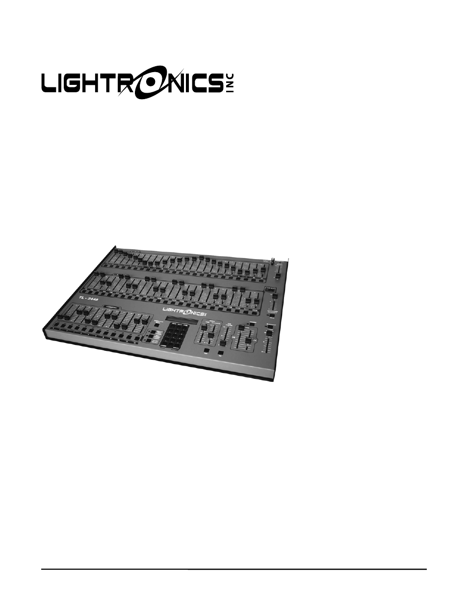 Lightronics TL2448 User Manual | 18 pages