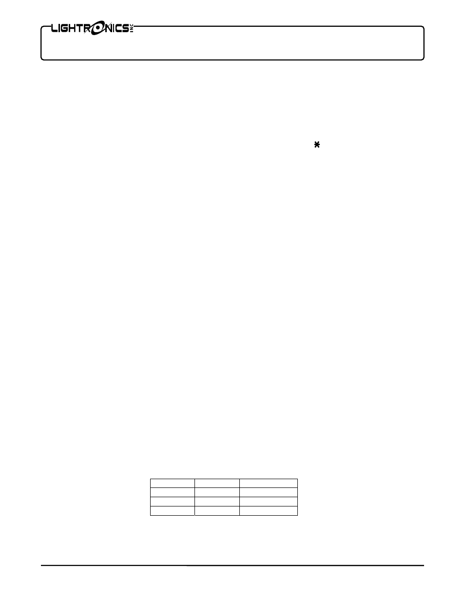 Tl - 2448 lighting controller | Lightronics TL2448 User Manual | Page 10 / 18