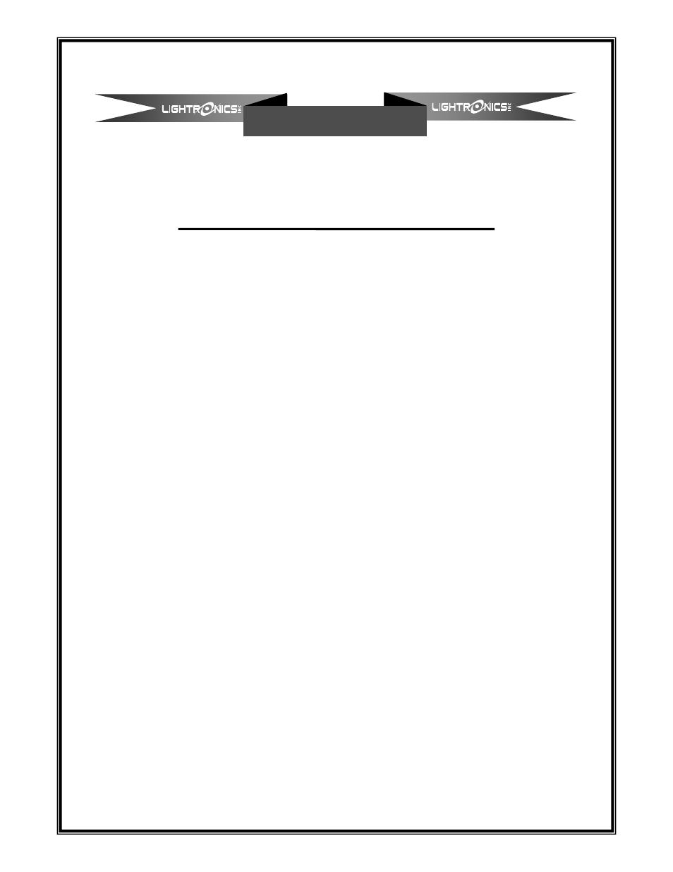 Warranty | Lightronics TL2448 User Manual | Page 18 / 18